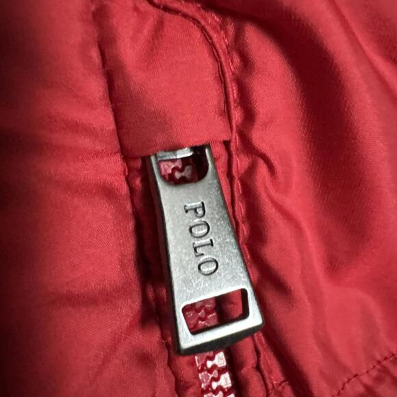 Polo Ralph Lauren Vest Mens XL Red Terra Insulated Puffer Performance Full Zip - Picture 4 of 11